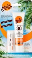 MALIBU Krem Do Twarzy spf 30+Pomadka spf 30 Zestaw