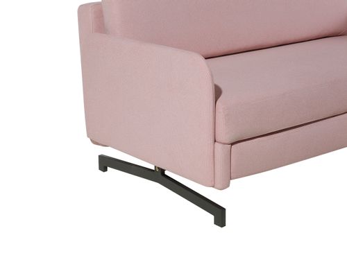 Sofa rozkładana różowa BELFAST na Arena.pl