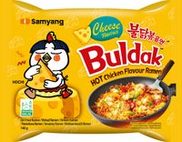 BULDAK DANIE ZUPA MAKARON KOREAŃSKI OSTRY RAMEN HOT KURCZAK SER SEROWY 140g