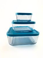 pojemniki szklane 3 szt.