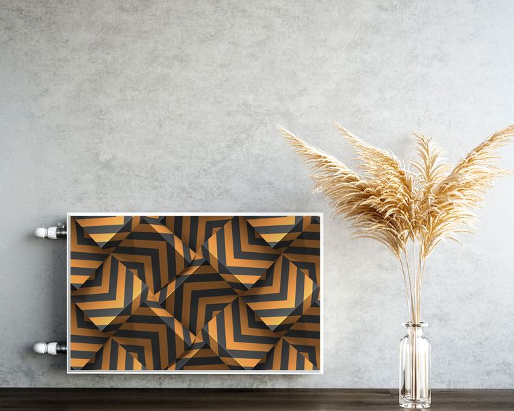 Mata Magnetyczna Kaloryfera ABSTRAKCYJNY Wzór Efekt 3D 80cm x 60cm zdjęcie 5