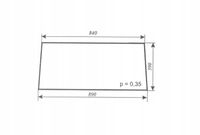 szyba tylna - tył ciągnika Zetor 4712 4718 5718 6718 47187952