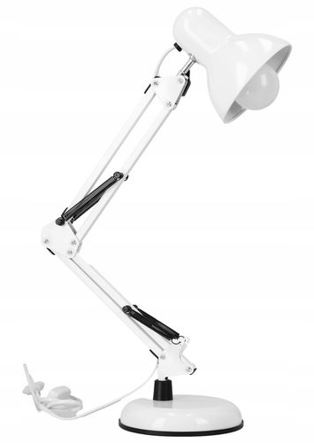 Lampka na Biurko LED Kreślarska Szkolna Regulowana E27 230V Stojąca Klips na Arena.pl