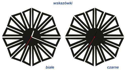 ZEGAR ŚCIENNY GEOMETRIA 58cm XXL 127.11 na Arena.pl