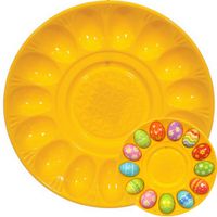 talerz na jajka półmisek do jajek wielkanocny na wielkanoc patera talerzyk