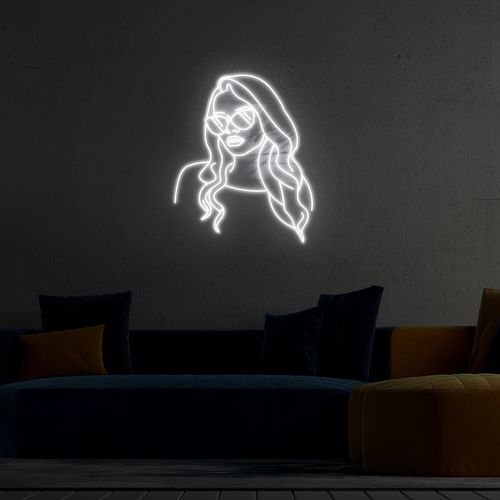 Neon Kobieta W Okularach LED na Arena.pl