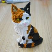 Kot Czarny Zestaw mini klocków Balody (1300 pcs)