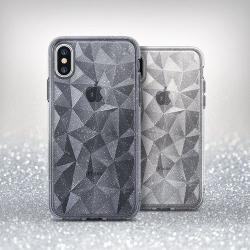 ETUI RINGKE GLITTER IPHONE X + SZKŁO FULL 3D BENKS na Arena.pl