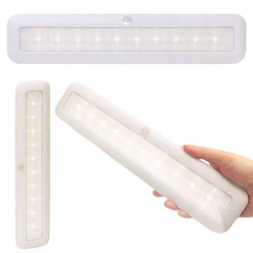 LETHE Akumulatorowa lampka Led podszafkowa 30,5cm czujnik ruchu i zmierzchu na Arena.pl