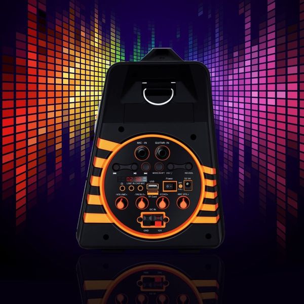 Głośnik Bluetooth Przenośny Karaoke Mikrofon Manta Helios 2 USB, AUX, FM 8h zdjęcie 10