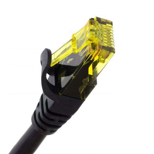 PRZEWÓD INTERNETOWY ETHERNET RJ45 CZARNY 20m KABEL SIECIOWY LAN CAT 6 UTP na Arena.pl