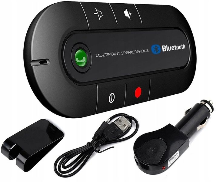ZESTAW GŁOŚNOMÓWIĄCY SAMOCHODOWY BLUETOOTH 5.0 EDR zdjęcie 1