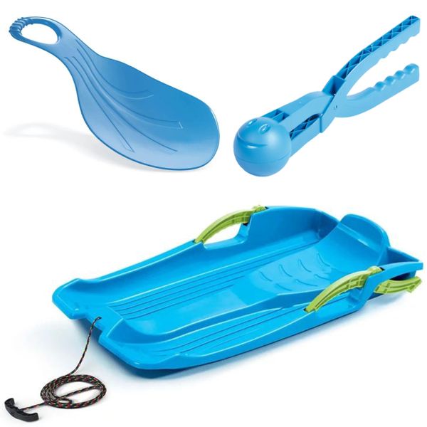 Sanki z hamulcami, Bobslej, + ślizg jabłuszko KID2 + kulkomat IKUL1 zdjęcie 1