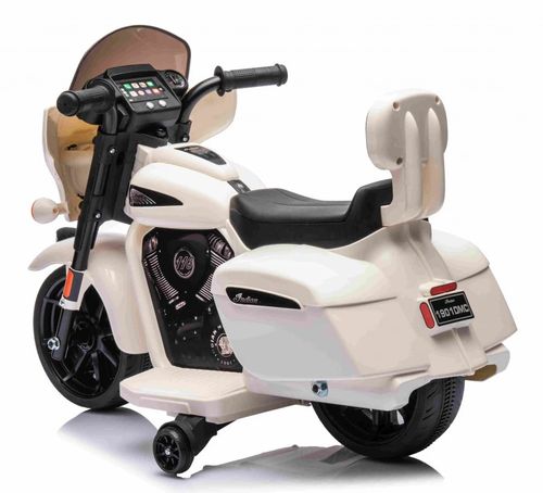 Motor Motorek Chopper 6V 35W Led Boczne Kółka Biały na Arena.pl