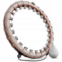 Hula hop z obciążeniem odchudzające wypustkami regulowane 24 elementy