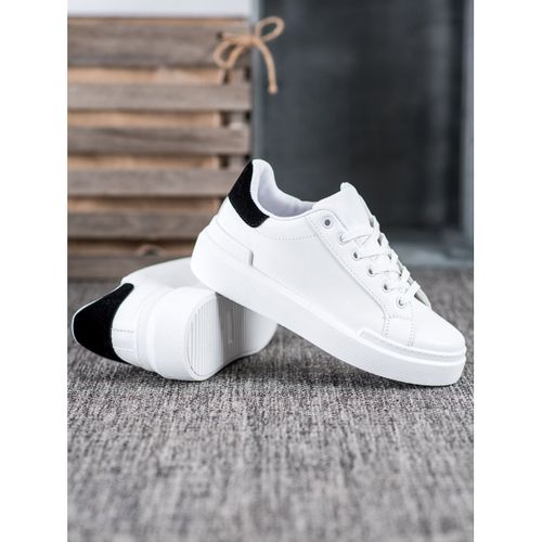 Białe Sneakersy Na Platformie r.41 na Arena.pl