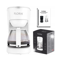 EKSPRES PRZELEWOWY 12 FILIŻANEK 1,25L BIAŁY 600W
