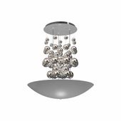 LAMPA WISZĄCA PERLA SILVER 42W LED