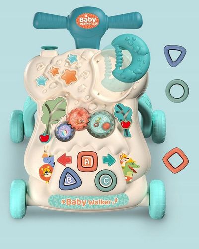 Chodzik Wielofunkcyjny Interaktywny Jeździk Pchacz 3w1 edukacyjny interakty na Arena.pl