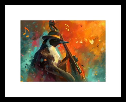 Plakat 18x13cm Pingwinia Nuta na Arena.pl