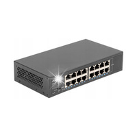 Lanberg Switch 16X1GB Gigabit Ethernet rack RSGE-16