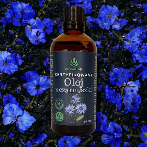 PROMOCJA Certyfikowany olej z czarnuszki 100ml TERMIN 30.06.2024 na Arena.pl