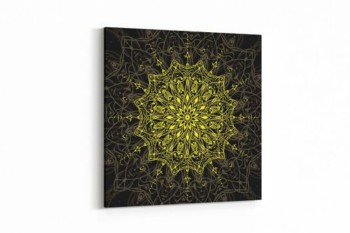 OBRAZ NA PŁÓTNIE CANVAS ABSTRAKCJA MANDALA 06 50X50 CM na Arena.pl