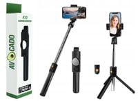 KIJEK DO SELFIE STICK TRIPOD 360 STATYW PILOT LUSTERKO BLUETOOTH BATERIA