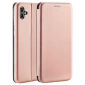 beline etui book magnetic samsung xcover6 pro różowo-złoty/rosegold