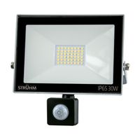 Naświetlacz LED KROMA 30W +PIR 6500K grey 03706 STRUHM