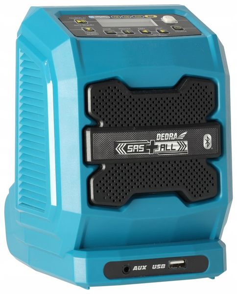 RADIO bluetooth przenośne Głośnik DEDRA SAS+ALL aku 2Ah AUX USB Powerbank zdjęcie 5