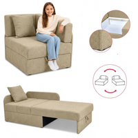 Łóżko dziecięce sofa kanapa rozkładana pojemnik Denis beżowy Family Meble