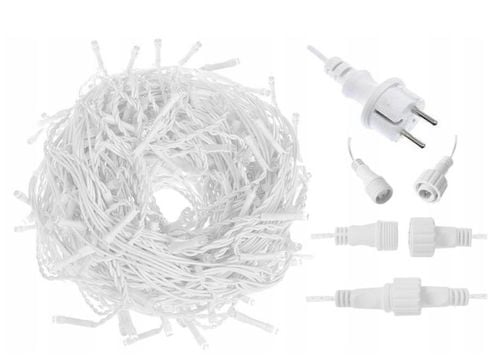 SOPLE 500LED LAMPKI ZEWNĘTRZNE IP44 ŚWIATŁO STAŁE + FLASH - BIAŁE ZIMNE na Arena.pl