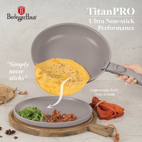 zestaw garnków tytanowych 12 elem. berlinger haus bh-8251 taupe na Arena.pl