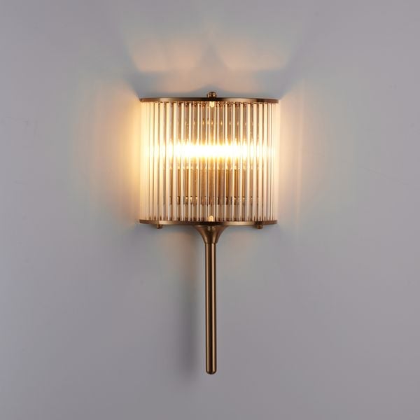 Lampa ścienna SERGIO-1 złota 40 cm zdjęcie 7