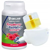 DR. LAB EXTRACT RASPBERRY I BLUEBERY KETONY MALINOWE I JAGODOWE NATURAL 90K