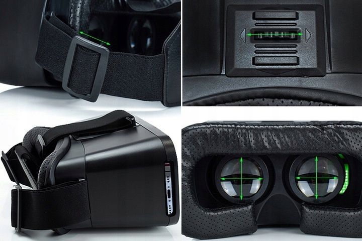 ZESTAW DO GIER OKULARY GOOGLE VR 360 STOPNI 3D PILOT BLUETOOT SŁUCHAWKI zdjęcie 13
