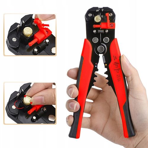 ŚCIĄGACZ IZOLACJI AUTOMATYCZNE SZCZYPCE KABLI PRZEWODÓW ZACISKARKA 3W1 na Arena.pl