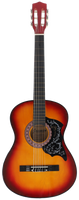 Gitara klasyczna 3/4 7/8 Vintage Sunburst od 12 lat dla dzieci i dorosłych
