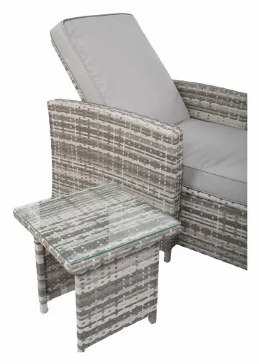 Technorattan Leżak Ogrodowy +Stolik MEBLE E1049 zdjęcie 2