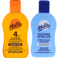 Malibu SPF4 Ochronny Balsam 200ml + Balsam Po Opalaniu 200ml