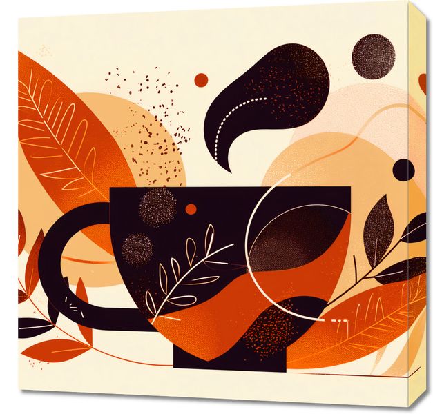 Obraz 60x60cm Wachlarz Ciepła zdjęcie 1