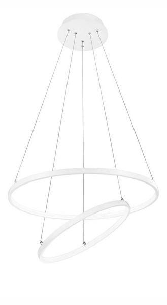 Wisząca lampa BANOS LE99322 do jadalni LED 85W biała zdjęcie 1