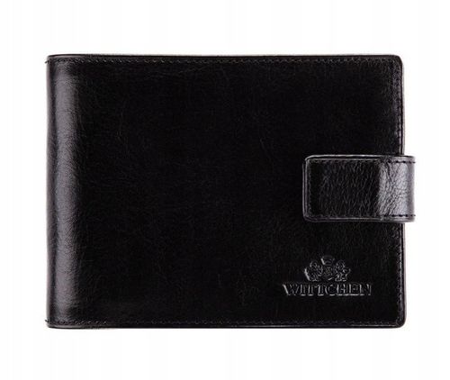 Oryginalny Portfel męski WITTCHEN 21-1-038 czarny skórzany W PUDEŁKU na Arena.pl