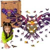 puzzle drewniane eko 69 el. magiczna sowa a4 puza4-00709