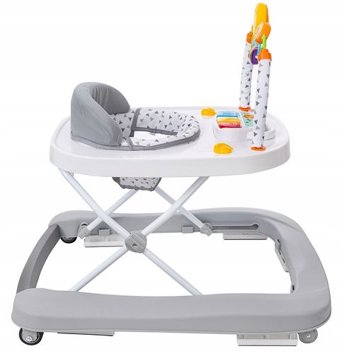 SimplyGo CHODZIK DLA DZIECKA INTERAKTYWNY PCHACZ CHODAK ZE STOLIKIEM SZARY na Arena.pl