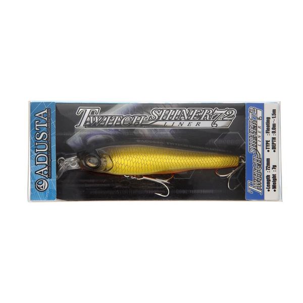 ADUSTA WOBLER TWICH SHINER LINER 72 mm / 7 g 031 GBP FLOATING zdjęcie 2