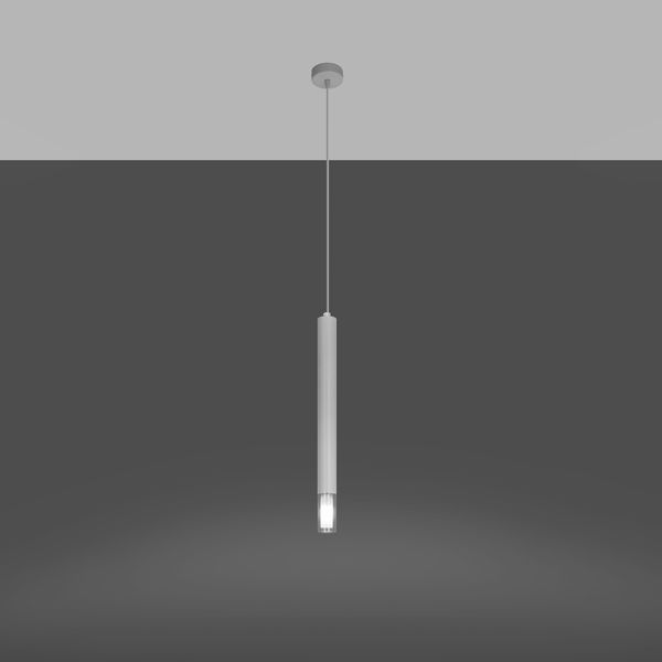 Lampa wisząca WEZYR 1 biała zdjęcie 3