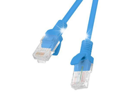 Patchcord Lanberg UTP kat.5e 10m niebieski