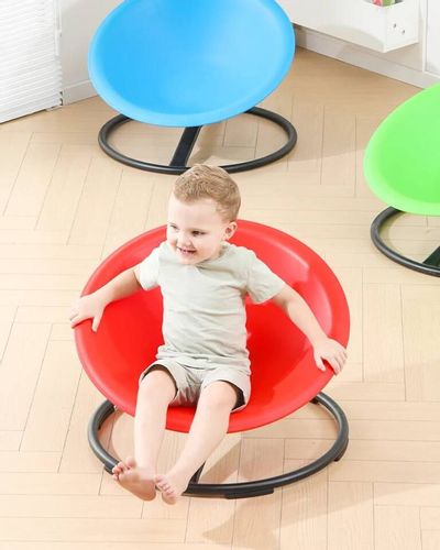 krzesło obrotowe Bączek - czerwony MAŁPISZON na Arena.pl